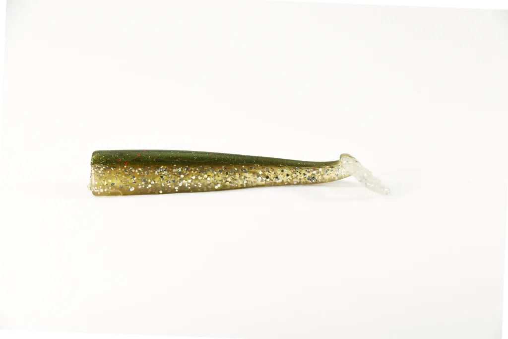 [RS165-578] Roller Shad 165 – 3x Bodies – Kaki Shiner