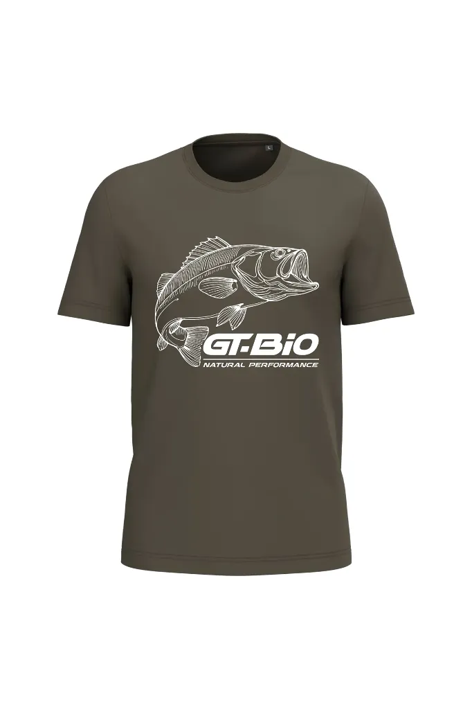 [TSHRT0201] T-Shirt GT-Bio Logo - Dark Khaki - S