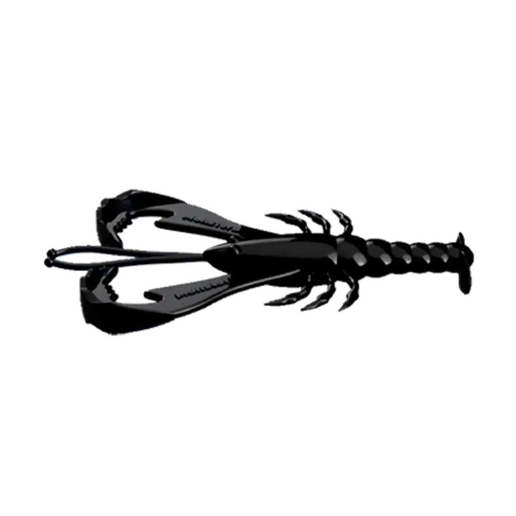 Octa Craw 95 – 6x Bodies  – Black - Blue Glitter