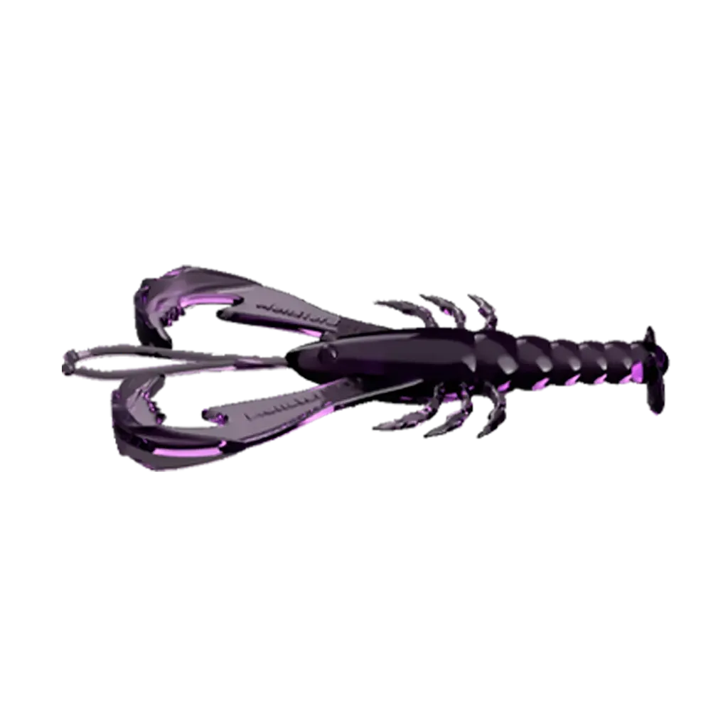 Octa Craw 95 – 6x Bodies  – Plum - Emerald Glitter