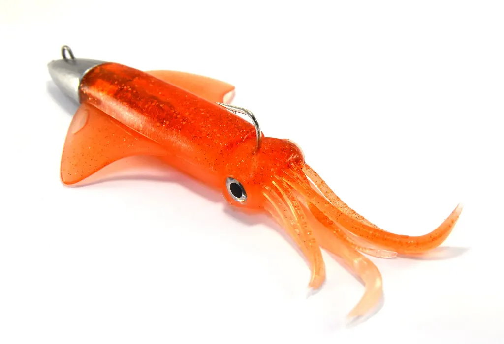 [KS175-808] Kalamy Squid 175 – Combo – 90g – Orange Glow UV